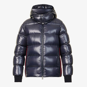 แจ็กเก็ตขนเป็ดธรรมดาของผู้ชายเสื้อแจ็คเก็ตผ้าแคนวาสสีสดใสระบายอากาศได้ดีด้านหน้าแบบถอดออกได้สำหรับฤดูหนาว - Product Image 1