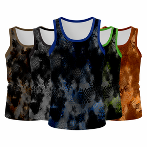 Camiseta Deportiva para Hombre, para Gimnasio, Fitness, Entrenamiento, Ropa Deportiva Activa, Transpirable, Elástica, para Correr, Uso Casual, Lavada, 100% Poliéster - Product Image 1