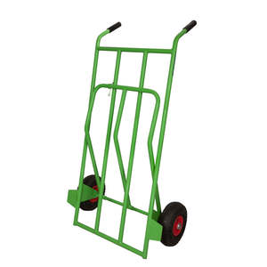 Heavy Duty Luggage Rack <b>with</b> Folding Platform and Pneumatic <b>Wheels</b> <b>Dolly</b> & Movers for Travel - Product Image 1