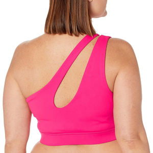 Sujetador deportivo para mujer superventas, de un hombro a la moda diseño sencillo, ropa de Entrenamiento Deportivo Superior, venta en línea - Product Image 5
