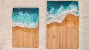 Planche à découper en forme de goutte d'eau Planches à découper bio écologiques chaudes Planche à découper en bois Cuisine - Product Image 5