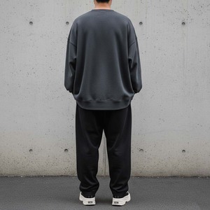 เสื้อสเวตเชิ้ตผ้าฟลีซคุณภาพสูง ขายส่ง 100% ผ้าฝ้าย 400GSM สำหรับผู้ชาย ฤดูหนาว แบบเรียบ สีพื้น ทรงปกติ ไหล่ตก เป็นมิตรกับสิ่งแวดล้อม - Product Image 2