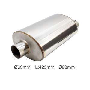 Silenciador universal id 63mm ovalado - Product Image 1