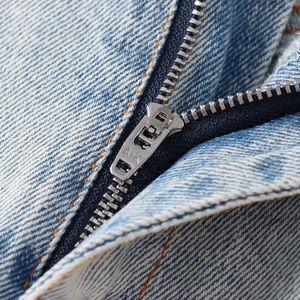 Femmes nouvelle mode tissé Denim Mini robe taille moyenne petit ami Fit bouton décontracté été nouveau Style femmes Shorts - Product Image 4