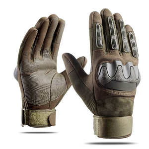 Guantes de Paintball Acolchados de Color Bronceado al por Mayor con Impresión de Logotipo Personalizado, Diseños Personalizados, Guantes Deportivos de Alta Calidad - Product Image 5