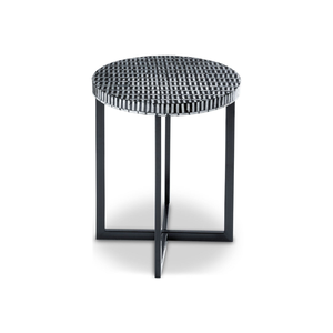 Artesanos vietnamitas artesanía madre de perla sala de estar mesa auxiliar pata de metal al por mayor mesa auxiliar dormitorio de alta calidad - Product Image 1