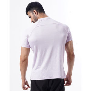 T-shirt uni pour hommes T-shirts respirants en polyester Impression par sublimation personnalisée logo T-shirts unisexes de sport pour hommes - Product Image 4