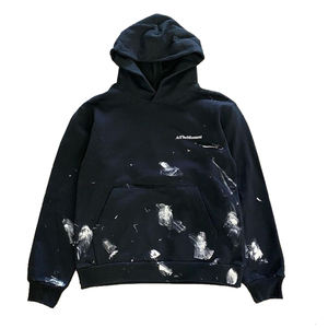 New Arrivals <b>Men</b> Distressed <b>Hoodies</b> High Quality Sublimated Printed Logo Drop Shoulder <b>Hoodies</b> - Product Image 2