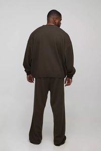 Chándales personalizados de punto extragrande para hombre, ropa informal, chándales transpirables y cómodos para hombre - Product Image 2