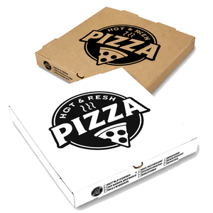 Boîte à pizza en carton de style italien, emballage alimentaire, boîte de livraison à emporter, carton imprimé sur mesure - Product Image 4