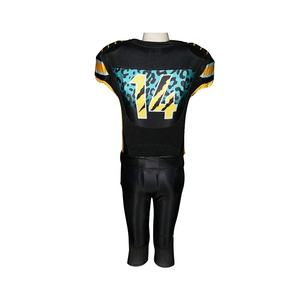 Servicio OEM, Uniformes de Fútbol Americano Personalizados, Transpirables, de Talla Grande para Hombre, Conjunto de Alta Calidad, 100% Poliéster, Cuello Redondo, Manga Corta - Product Image 3