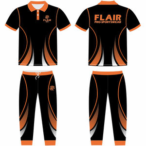 Kit d'uniforme de cricket court imprimé personnalisé de haute qualité pour hommes en polyester/coton, respirant et anti-humidité - Product Image 5