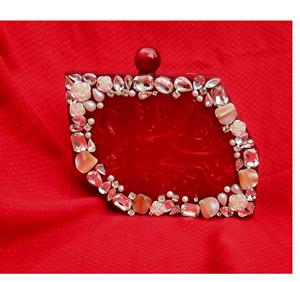 Pochette de type personnalisé en résine artisanale indienne pour femme - Product Image 3