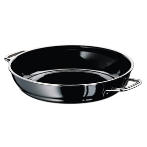 ใหม่ "กระทะทอดเหล็กหล่อสีดำพรีเมี่ยม-ทนทานและอเนกประสงค์" - Product Image 1