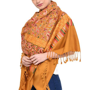 Best Selling Unique Design <b>Embroidered</b> Ladies <b>Shawl</b> at Cheap Price 2026 New Style Winter Women for Sale Woolen <b>Shawl</b> Top Quality - Product Image 5