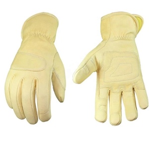 Gants de travail en cuir de vachette pour les conditions hivernales difficiles Gants de protection des mains coupe-vent et imperméables - Product Image 6