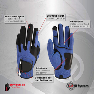 Gants de golf professionnels de haute qualité, best-sellers, en peau de mouton Cabretta pour gaucher, personnalisables - Product Image 4