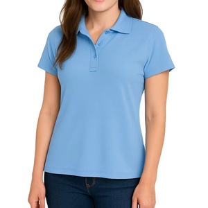 Nouveauté : Chemises pour femmes en tricot vintage avec logo personnalisé, manches courtes, respirantes, de haute qualité - Product Image 2