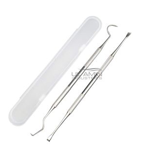 UL AMIN-Détartreurs dentaires parodontaux manuels à double extrémité Curette explorateur pour le nettoyage - Product Image 2