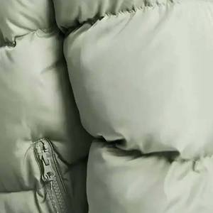 Veste d'hiver matelassée respirante pour homme, style streetwear, à capuche, manches longues, imperméable, coupe-vent, en toile, logo sur le devant, en polyester - Product Image 6