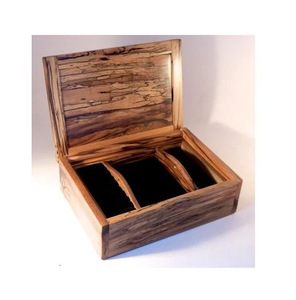 Boîte à bijoux en bois boucle d'oreille collier bracelet boîte Mini petit anneau nouvelle fille pièce cadeau - Product Image 6