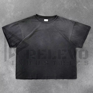 Camisetas Personalizadas para Hombre, 100% Algodón, Estilo Urbano, Cuello Redondo Acordonado, Hombros Caídos, Peso Pesado 220g, Secado Rápido, Transpirables - Product Image 5