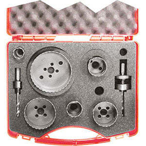 <b>Set</b> of 6 High Speed Steel Hole Saws for <b>Plaster</b> and Tile Applications-3078gzr - Product Image 1