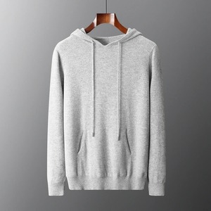 Conjunto de sudadera y pantalones de chándal de invierno con logotipo personalizado de talla grande para entrenar y hacer ejercicio, sudadera y Pantalones de deporte, ropa deportiva sólida - Product Image 2