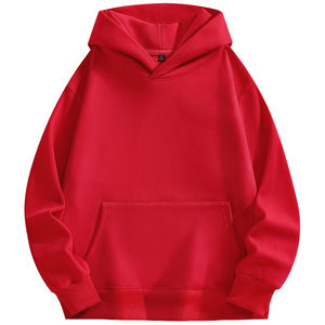 Diverses couleurs 100% coton Streetwear surdimensionné coton lourd pulls à capuche pour hommes - Product Image 1