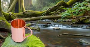 Tazas de mula de Moscú de metal de cobre Classique-Capacidad de tazas sólidas puras hechas a mano 100%-16 oz - Product Image 6