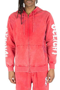 Conjunto de Sudadera con Capucha y Pantalones Deportivos para Hombre, Estilo Urbano, Personalizable, con Lavado Ácido, Transpirable, de Secado Rápido y Ligero - Product Image 3