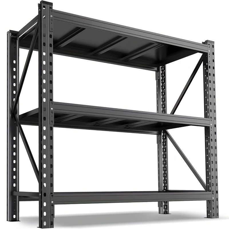 Adjustable Thickened Stacking Rack Warehouse Shelves