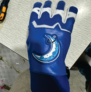 Gants de frappe de baseball en cuir véritable, logo personnalisable, fabrication en usine, prix abordables, gants de haute qualité - Product Image 1