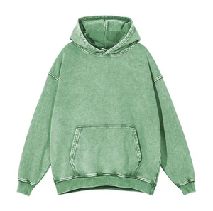 Sweatshirts à capuche personnalisés délavés à l'acide pour hommes Sweats à capuche Streetwear poids lourd pour hommes - Product Image 1