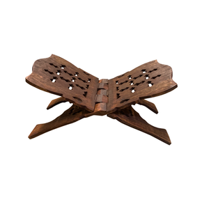 Handmade Folding <b>Wooden</b> Holy Book Holder Wholesale Stylish Elegant <b>Wooden</b> Quran Stand Inlay Design for Office Home - Product Image 3
