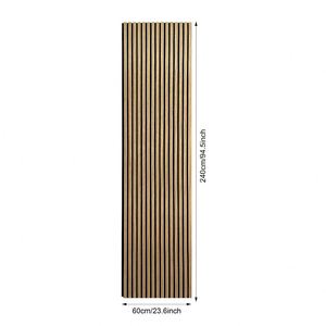 Paneles Acústicos Insonorizados Akupanels con Envío Gratis desde Almacén en EE. UU., Paneles de Pared de Listones de Madera para Decoración - Product Image 4