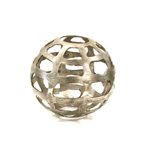Sculpture abstraite dorée moderne de luxe unique en or métallique pour la décoration de la maison avec base en marbre - Product Image 3