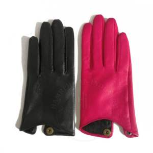 Guantes de cuero de invierno para hombre y mujer personalizados de alta calidad, accesorio de vestir de alta moda para mujer y Caballero, guantes al por mayor - Product Image 1