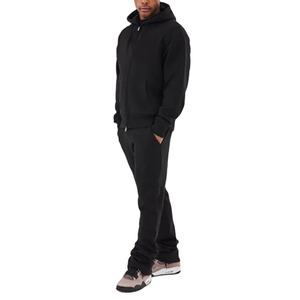 Vente en gros 100% coton Jogging Training Survêtement pour Hommes Garçons Gym Running Sweat Suits Set Outdoor Fitness Training Fleece Suit - Product Image 5