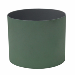 Vase à fleurs pour salon fer/paille décoration de table de noël noir fini fer Designer Vase à fleurs pour sol - Product Image 3