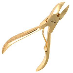 Venta al por mayor de calidad superior totalmente chapado en oro de acero inoxidable pinzas para uñas 2 años de garantía cortaúñas PK OEM dedos - Product Image 2