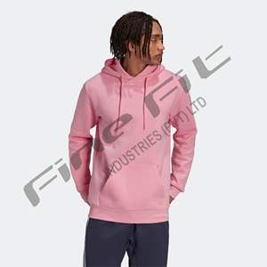 Sweat à capuche en molleton d'hiver mélangé en coton de base pour hommes pull décontracté mode Style Simple coupe régulière vêtements de tous les jours Style de rue - Product Image 2