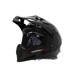 Casque intégral Acerbis Rider Junior style rétro, coque en PC et ABS avec doublure en mousse, état neuf, visière pour moto - Product Image 1