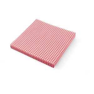 "Beeswax <b>Wrap</b> Greaseproof Paper by HENDI Checked Pattern 500 Pieces 305x305mm" - Product Image 1