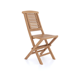 Chaises de restaurant pliantes en teck massif 46x61x95, finition lisse et soignée, durabilité éprouvée, vendues à prix de gros - Product Image 1