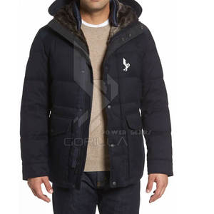 2023 Diseñe su propia chaqueta acolchada con logotipo para hombres Servicio OEM Chaquetas acolchadas ligeras a la venta - Product Image 2