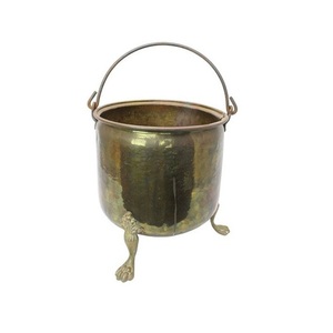 Good Design Copper Coal Storage <b>Bucket</b> With Scoop Best Quality Round Shape Coal <b>Bucket</b> For Indoor And Outdoor Use - Product Image 4