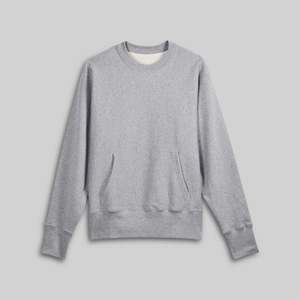 เสื้อคอกลมผ้าฝ้ายเฟรนช์เทอร์รี่ 100% รุ่น 4006 ระบายอากาศได้ดี ทรงหลวม สวมใส่สบาย มีกระเป๋า ไซส์ XL  งานปักลายแบบสกรีน  สีพื้น - Product Image 1