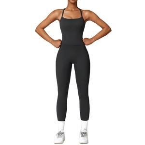 Nouvelle Collection : Ensembles de Fitness Femme à Séchage Rapide – Soutien-Gorge de Yoga Dos Nu et Leggings Taille Haute Effet Pêche Nue – Tenues de Sport pour Femme 2026 - Product Image 4