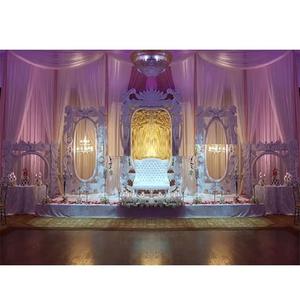 แผงฉากหลังงานแต่งงานสไตล์โมเดิร์นแผงฉากหลังขนาดใหญ่สำหรับงานแต่งงานสีทองชุดแผงฉากหลังเวทีแต่งงาน - Product Image 1